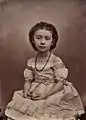 Portrait d'une fillette par Charles David Winter(vers 1870)