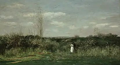 Le Printemps (1862), huile sur toile, 133 x 240 cm, Berlin, Alte Nationalgalerie.