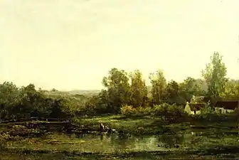 Les Blanchisseuses (1870-1874), huile sur toile, 53 x 80 cm, New York, The Frick Collection.