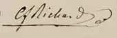 Signature de Charles-François Richard