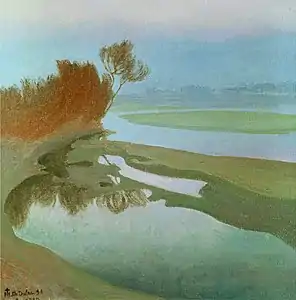 Le Rhône à Avignon (1896), musée des Beaux-Arts de Brest.