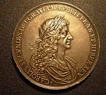 Avers d'une médaille.