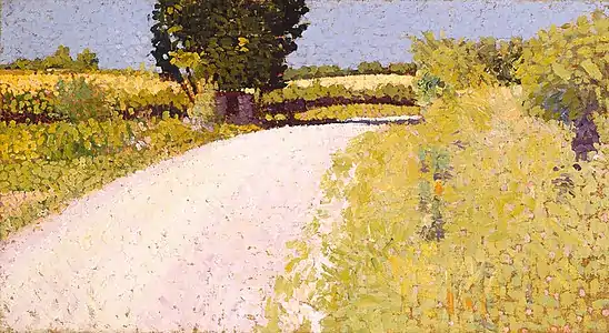 Chemin de campagne (vers 1886), musée d'art d'Indianapolis.