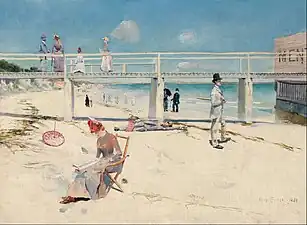 A Holiday at Mentone (1888), Musée national d'Australie-Méridionale, Adélaïde