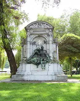 Le monument Charles Decoster – Charles Samuel (1862-1938) et Frans De Vestel (1857-1932).