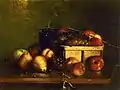 Still Life with Fruit and Basket, vers 1888, New Britain Museum of American Art