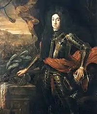 Charles-Eugène (1633 † 1681), demi-frère du précédent, 2e duc d'Arenberg et du Saint-Empire, 8e duc d'Aerschot, chevalier de la Toison d'or (1678, brevet no 517).