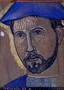 Tête d'homme au béret bleu (1892), musée des beaux-arts de Pont-Aven.