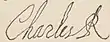 Signature de Charles Ier