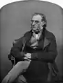 Daguerréotype de William Edward Kilburn représentant Napier en 1849.