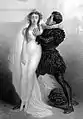 Charles Kemble et Harriet Smithson dans Roméo et Juliette au théâtre de l'Odéon en 1827.