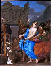 Charles Le Brun. Le sacrifice de Polyxène.