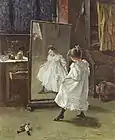 Charles Martin Hardie,Le miroir de l'atelier,1898