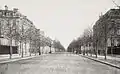 L’avenue vers 1870 (photo de Charles Marville).
