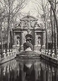 Vue de la fontaine par Charles Marville, vers 1868.