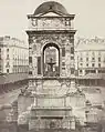 La fontaine vers 1858 - photographie de Charles Marville.