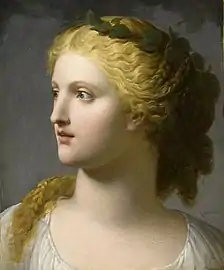 Tête de femme couronnée de laurier, Dijon, musée Magnin.