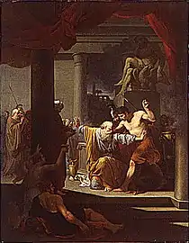 Eléazar préfère la mort au crime de violer la loi (1792), Paris, École nationale supérieure des beaux-arts.