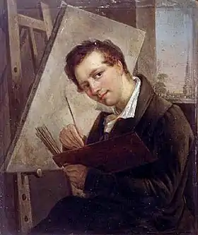 Charles Picqué, lauréat du prix de peinture d'histoire.