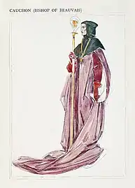 Costume de l'évêque Pierre Cauchon, 1924.