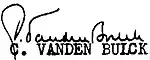 Signature de Charles Vanden Bulck