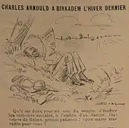 À Birkadem, trois dessins du journal L'Etrille.