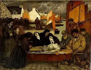 Au pays de la mer. Douleur, ou Les Victimes de la mer (entre 1908 et 1909), Paris, musée d'Orsay.