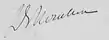 Signature de Charles de Brouckère