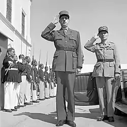 Le Général de Gaulle en Tunisie en 1943