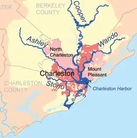 Localisation de Charleston