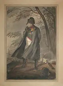 Charlet, portrait de Napoléon (1821).