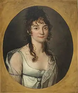 Portrait de Charlotte Azéma, 1804 (Saint-Denis (La Réunion), musée Léon-Dierx)