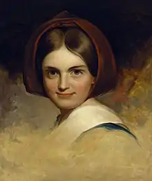 Peinture de Charlotte Cushman par Thomas Sully