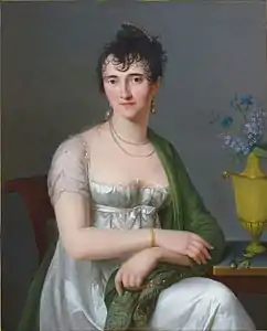 Portrait de la baronne Dubois (vers 1800), localisation inconnue.