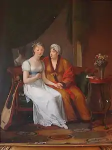 Une mère recevant la confidence de sa fille (vers 1812), localisation inconnue.