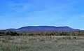 Vue du mont Mégantic vers le nord depuis la frontière.