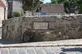 Plaque du pont Saint-Hilaire.