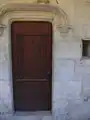 Porte et guichet d'un ermitage dans le grand cloître