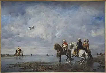 La Chasse au héron (Algérie) (1865), Chantilly, musée Condé.