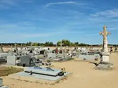 Le cimetière communal en 2016.