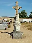 Le calvaire du cimetière en 2016.