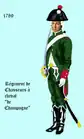 Régiment de chasseurs à cheval de Champagne de 1789 à 1791