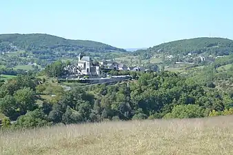 Le village vu depuis la Côte pelée.