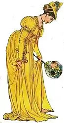 Illustration de la princesse par Walter Crane.