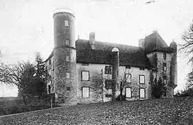 Le château de Tournin (image ancienne)