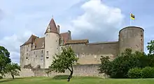 Château de Châteauneuf-en-Auxois.