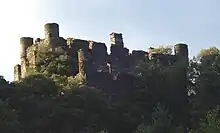 château-fort en ruine