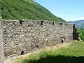 Mur nord de la haute-cour.