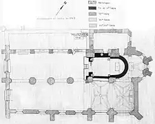 Plans de l'église.