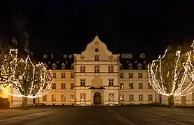 Le château en hiver.